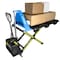 Eoslift 3,300 lbs. Weight Capacity, 27" x 45" Forks, Double Cylinder Scissor Lift Pallet Jack, 31.5" Raised Height I15DE - alternate 1